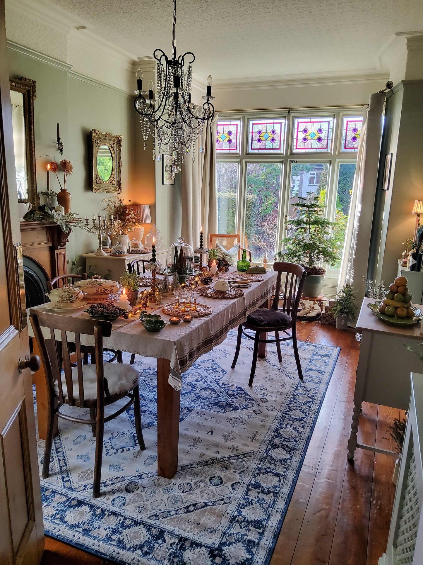 Montana Vintage Navy Rugs | 4020 The Rugs