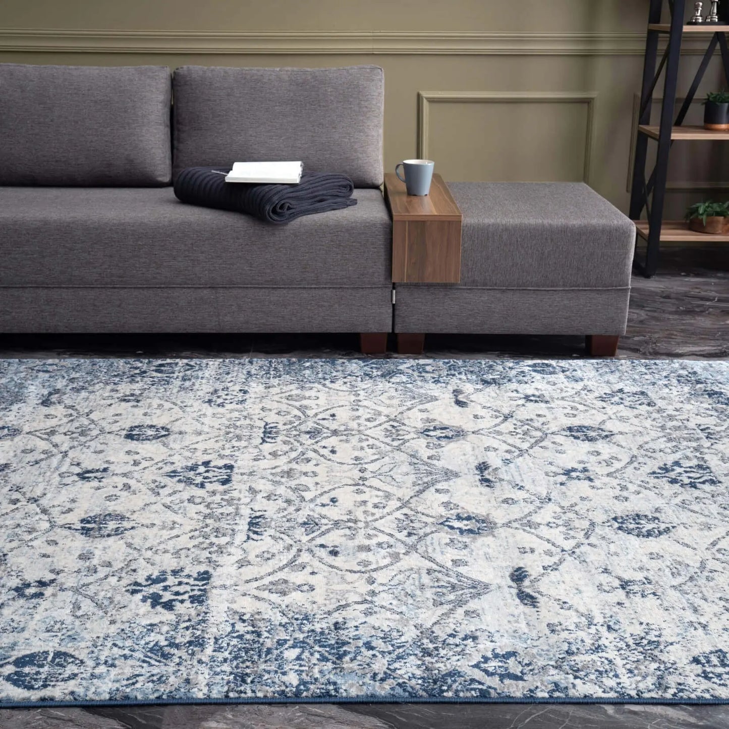 Montana Vintage Navy Rugs | 4030 The Rugs