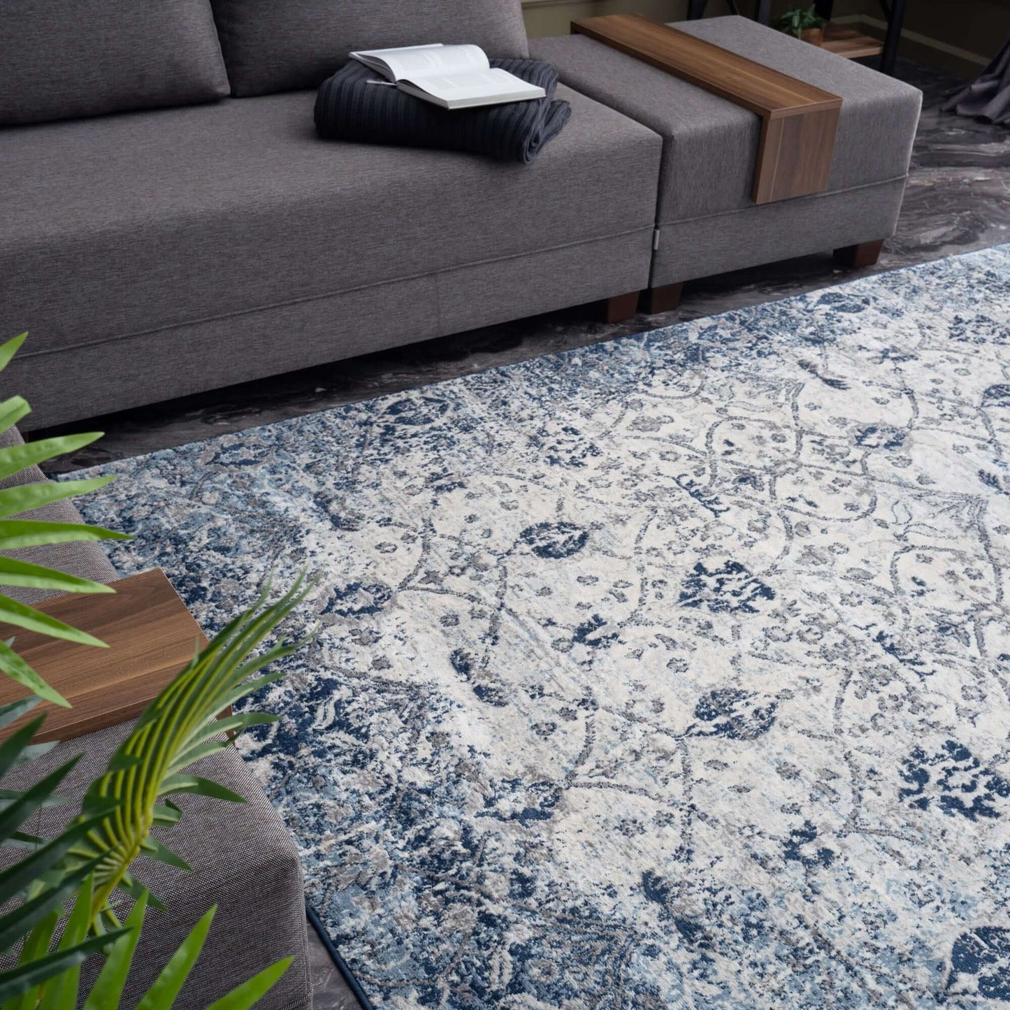 Montana Vintage Navy Rugs | 4030 The Rugs