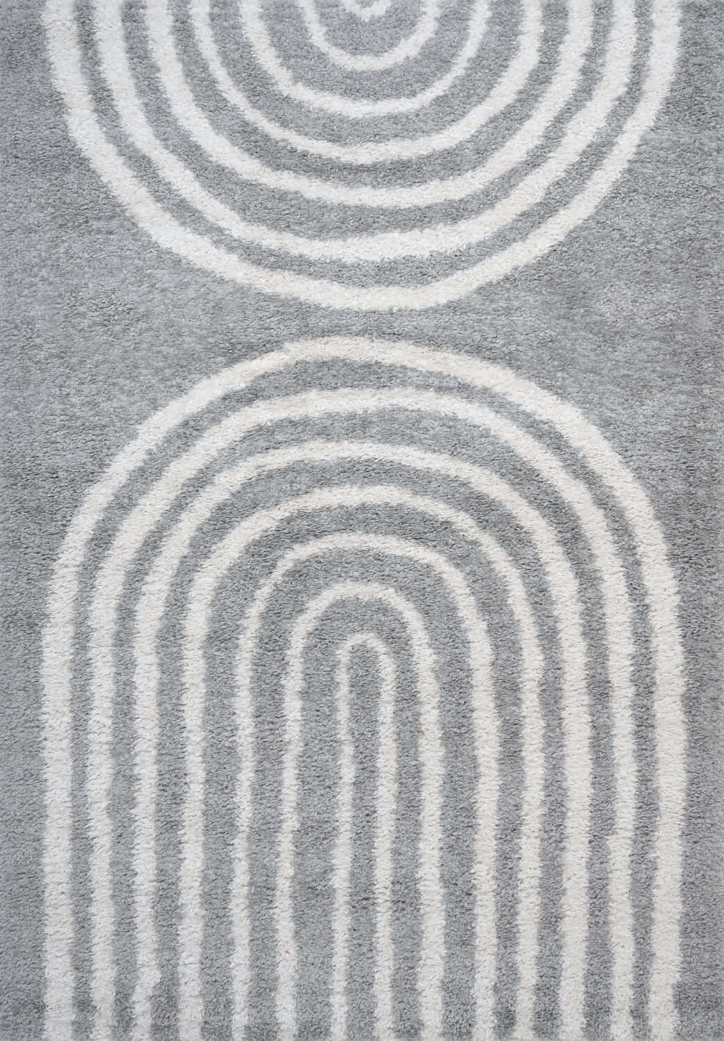 Moodi Shaggy Grey Echo Rug The Rugs