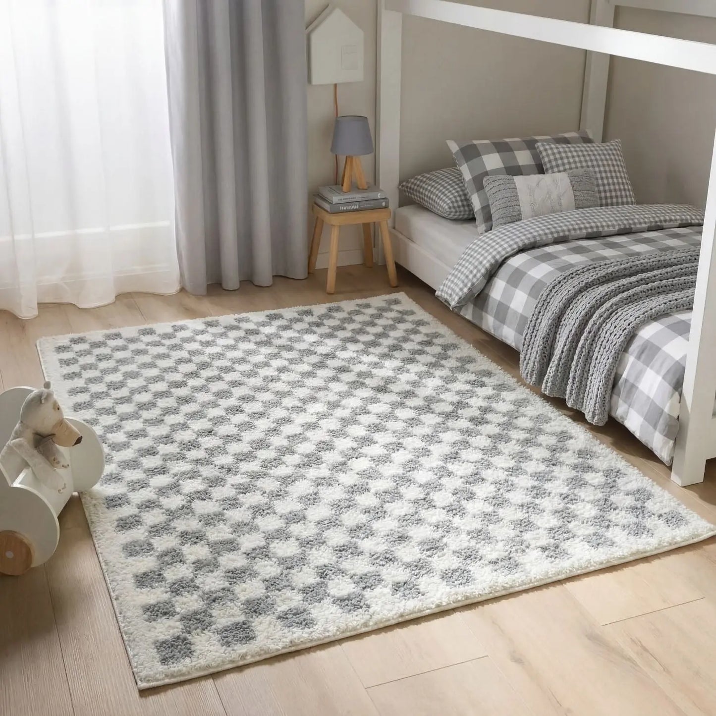 Moodi Shaggy Grey Mulberry Rug The Rugs
