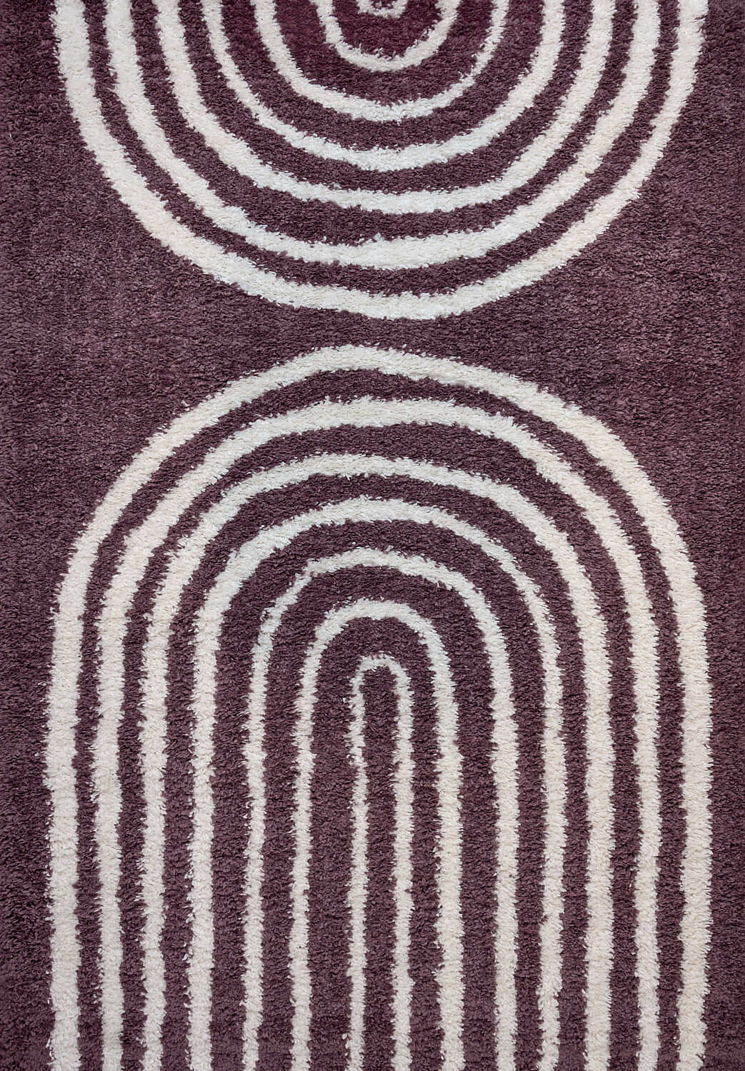 Moodi Shaggy Purple Velvetine Rug The Rugs