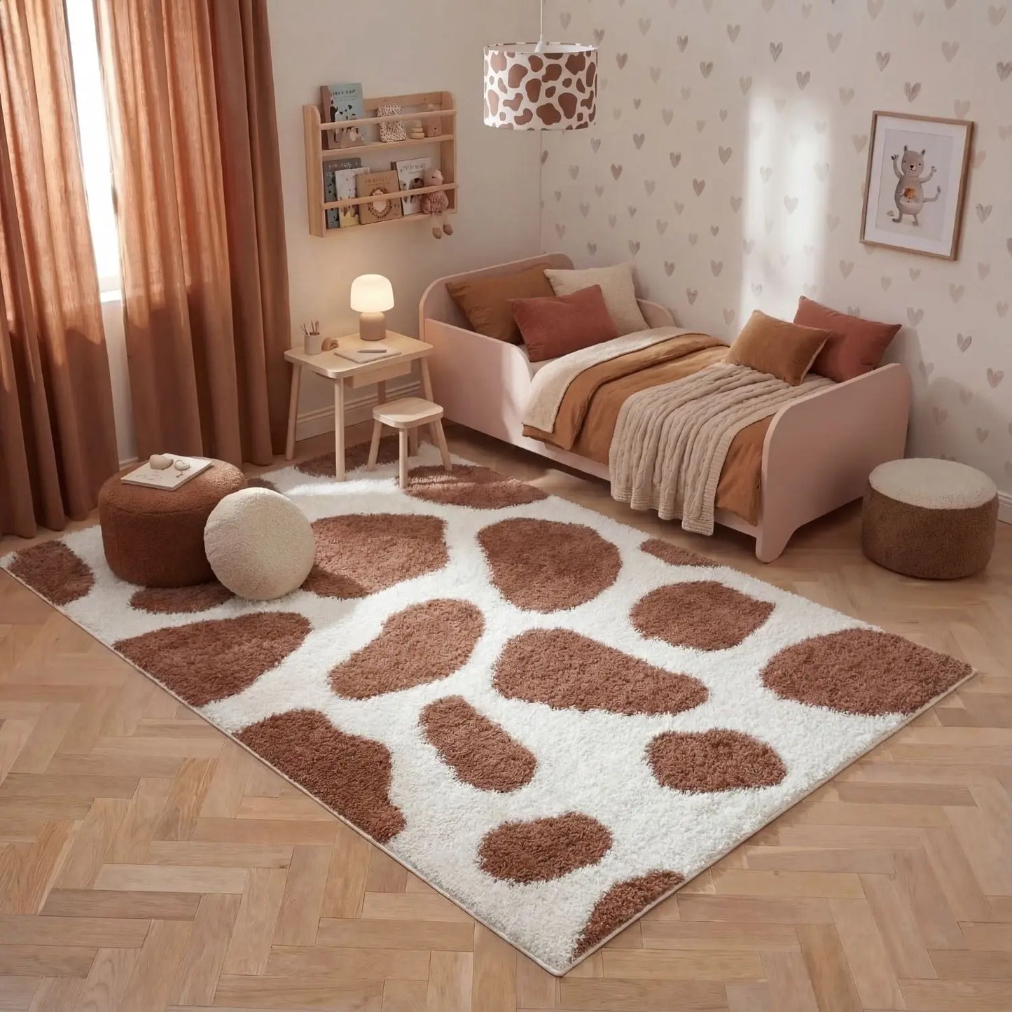 Moodi Shaggy Terra Froth Rug The Rugs