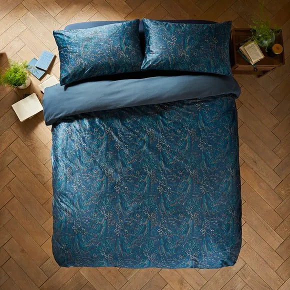 Moorland Plume Duvet Cover and Pillowcase Set Dunelm