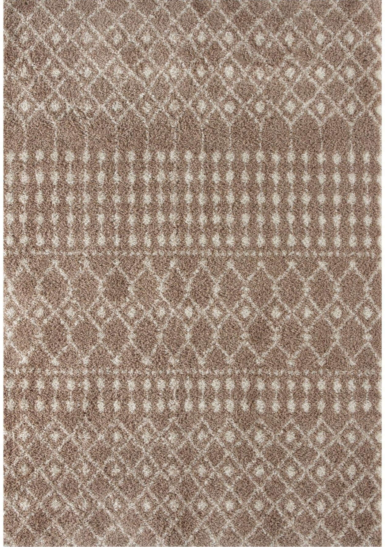 Moroccan Beige Shaggy Rug | 1020 The Rugs