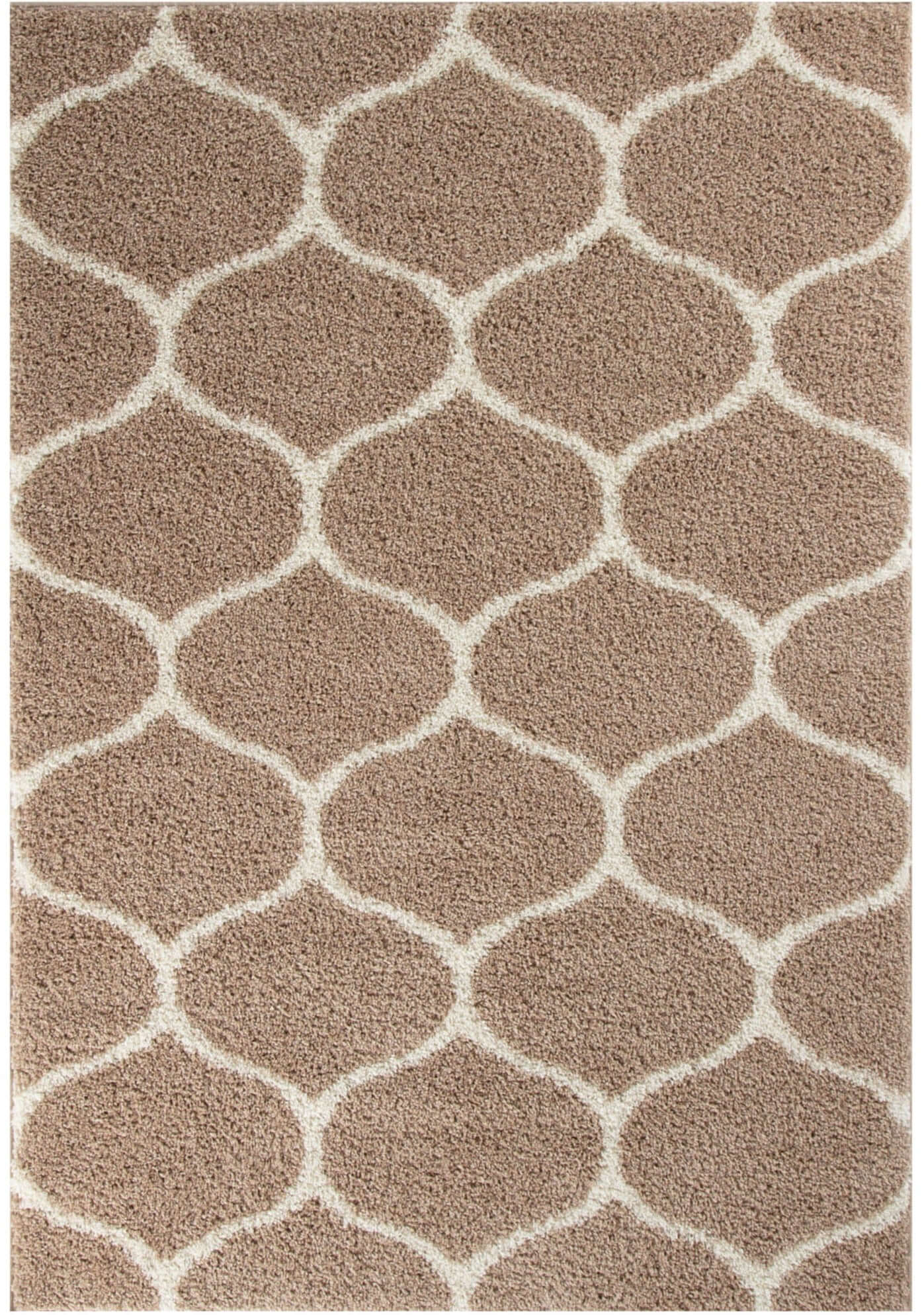 Moroccan Beige Shaggy Rug | 620 The Rugs
