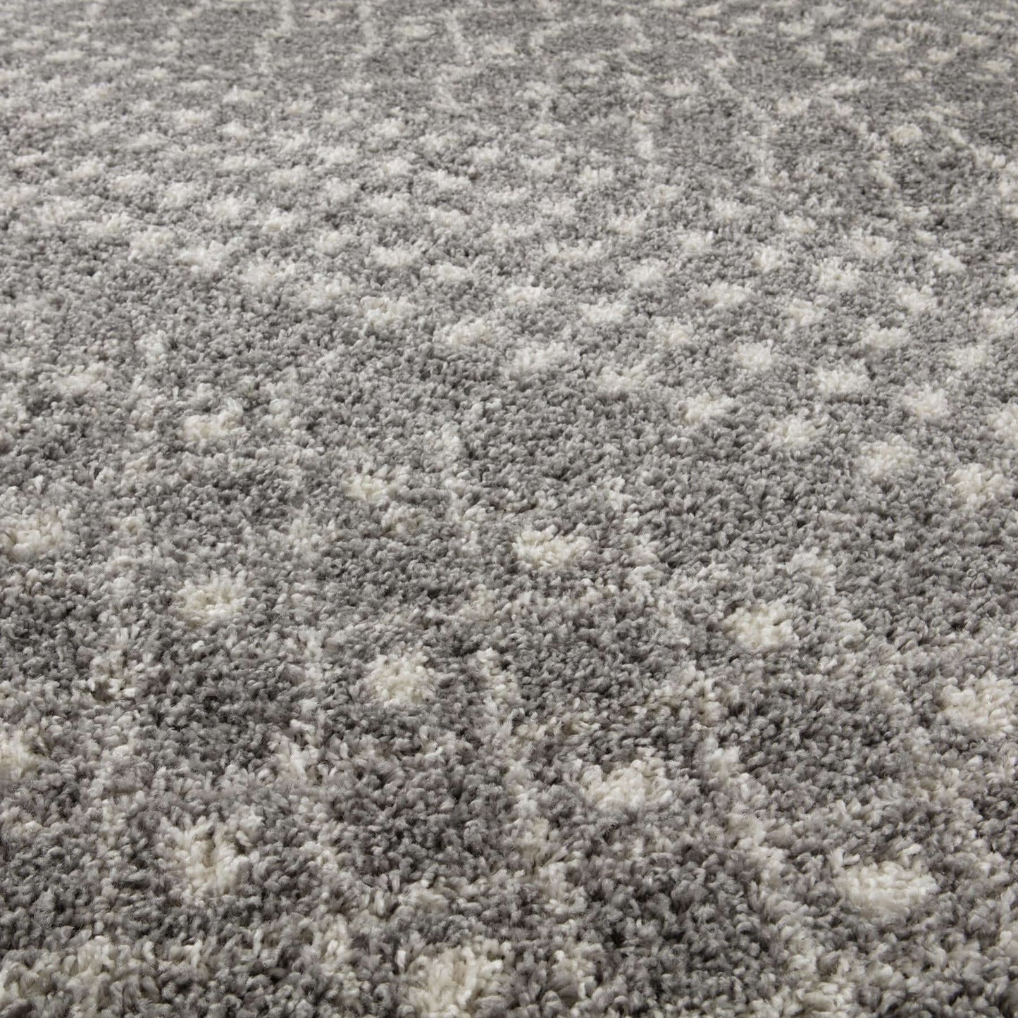 Moroccan Grey Shaggy Rug | 1010 The Rugs