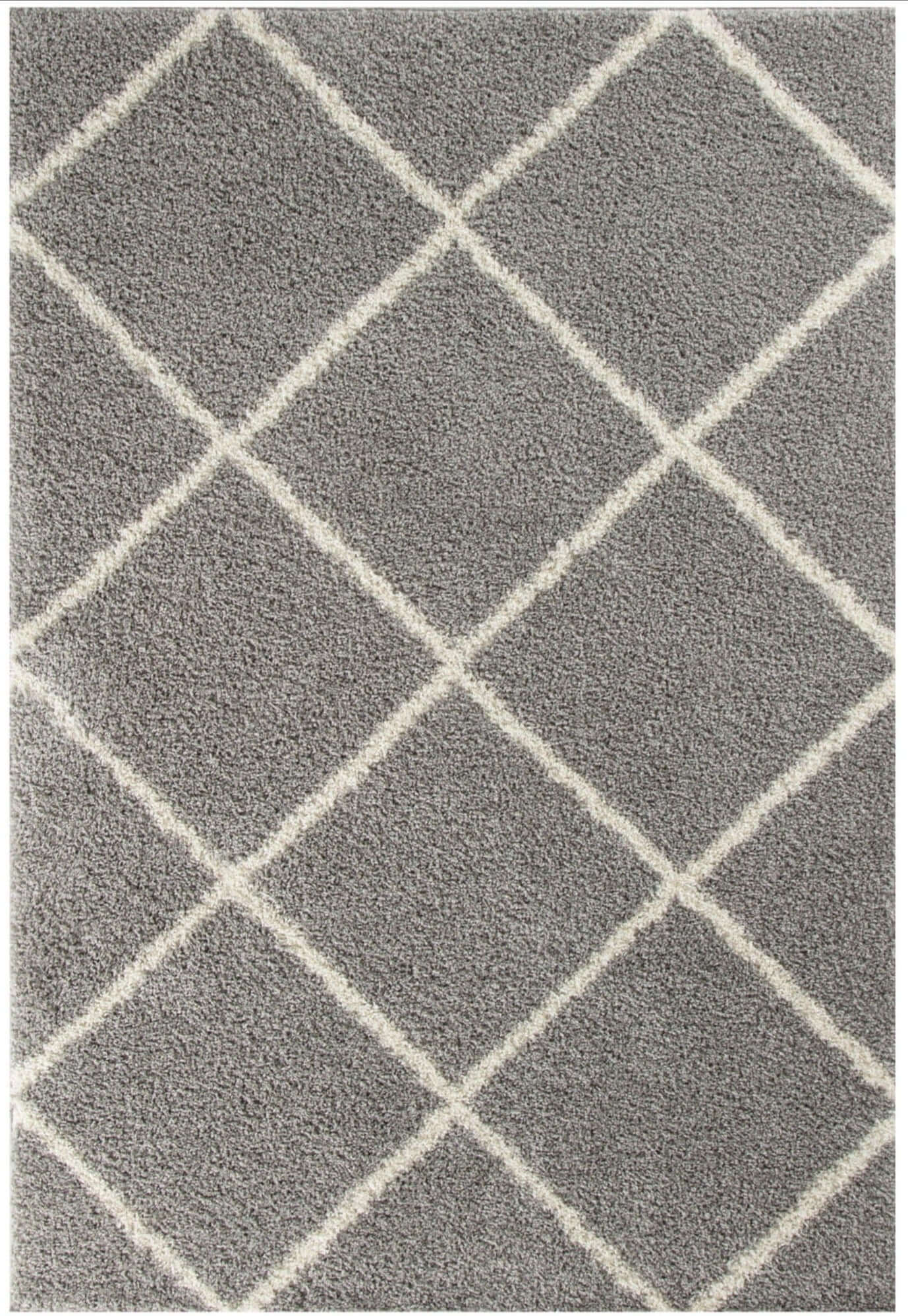 Moroccan Grey Shaggy Rug | 510 The Rugs