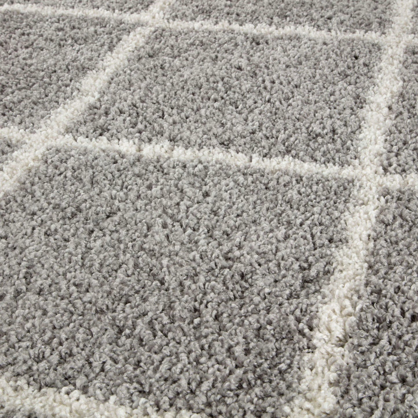 Moroccan Grey Shaggy Rug | 510 The Rugs