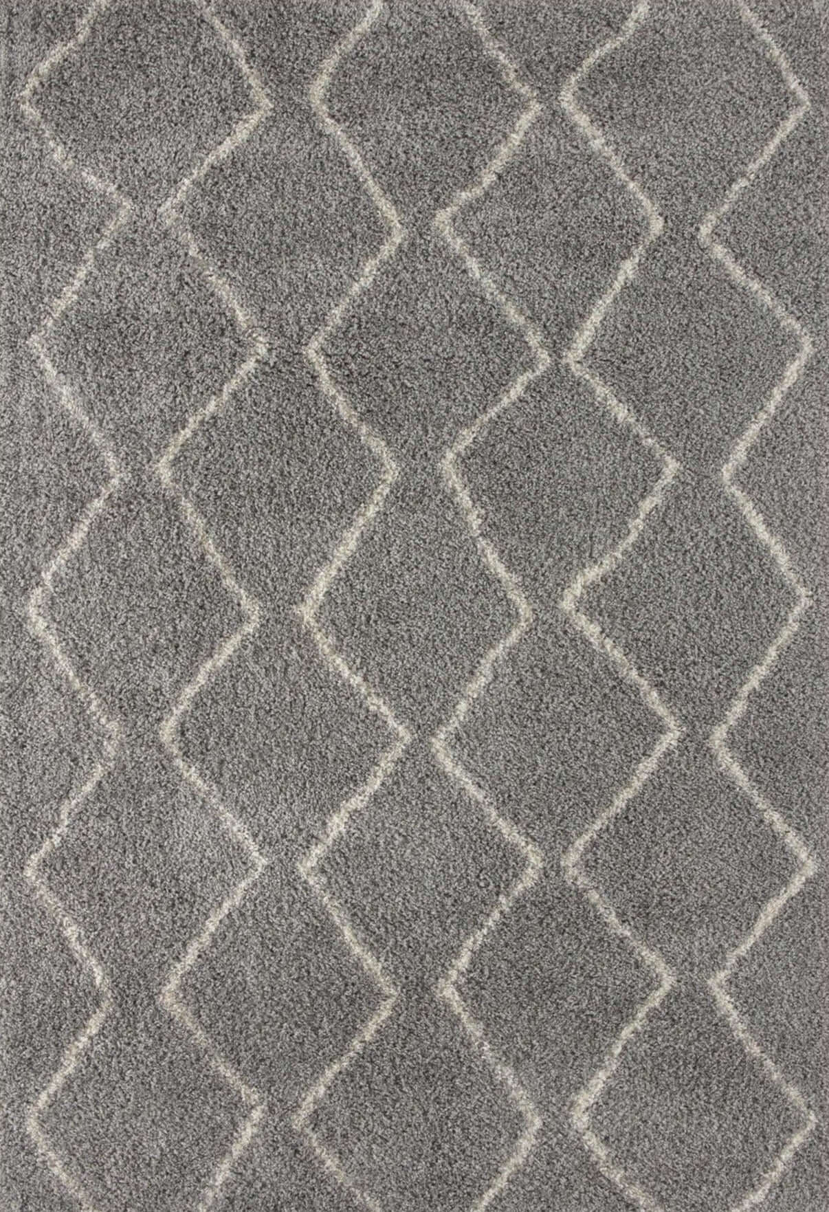 Moroccan Grey Shaggy Rug | 810 The Rugs