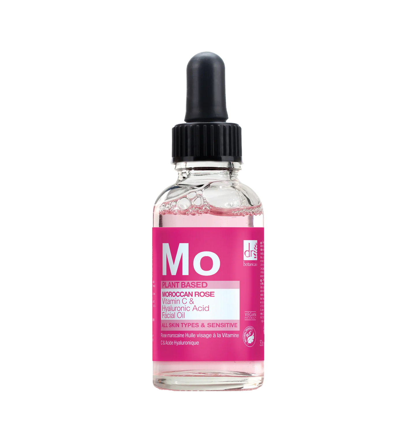 Moroccan Rose Facial Oil with Hyaluronic Acid & Vitamin C Dr Botanicals
