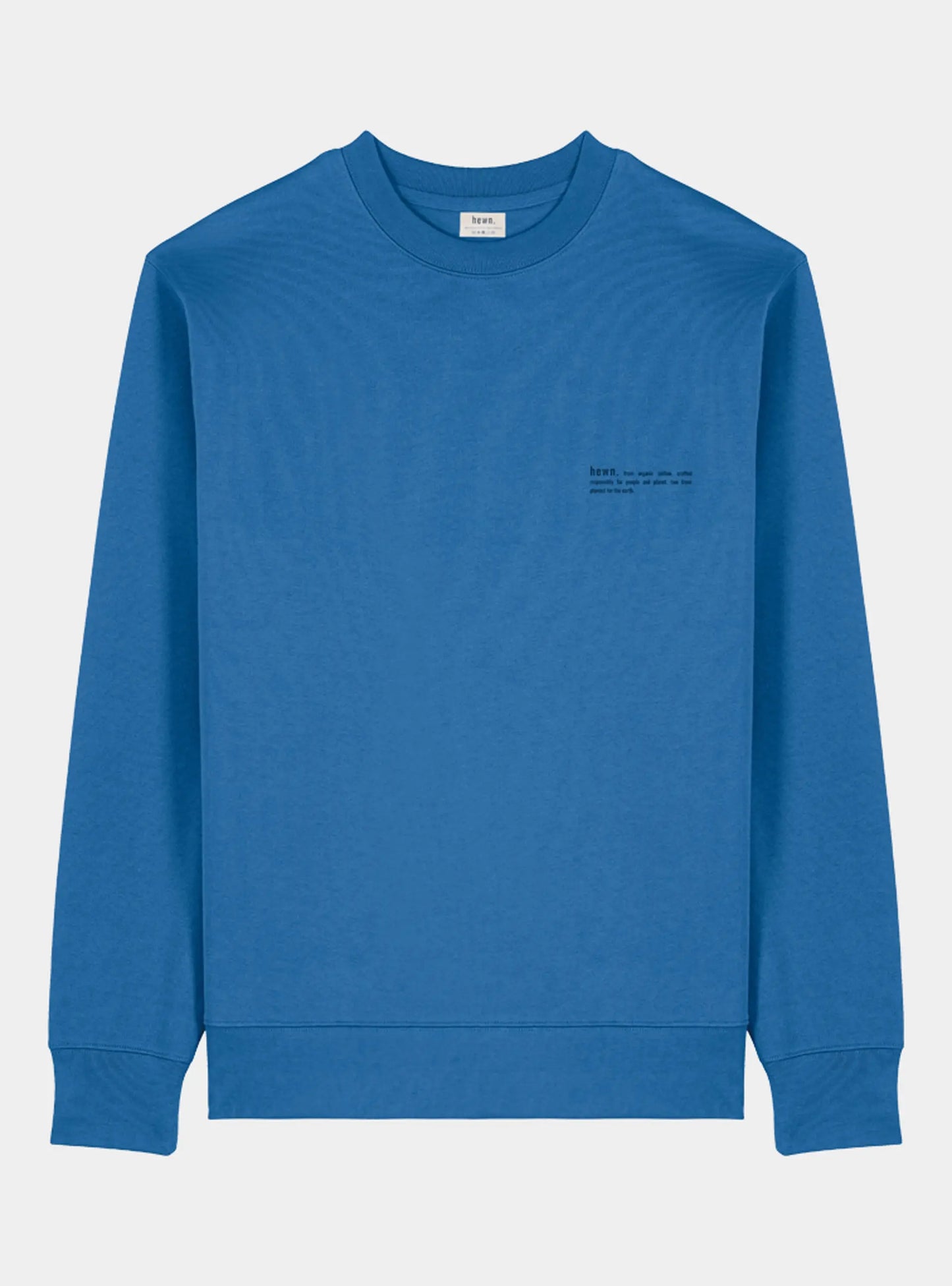 Morpho Blue Women's Organic Cotton Relaxed-Fit Sweatshirt hewn.