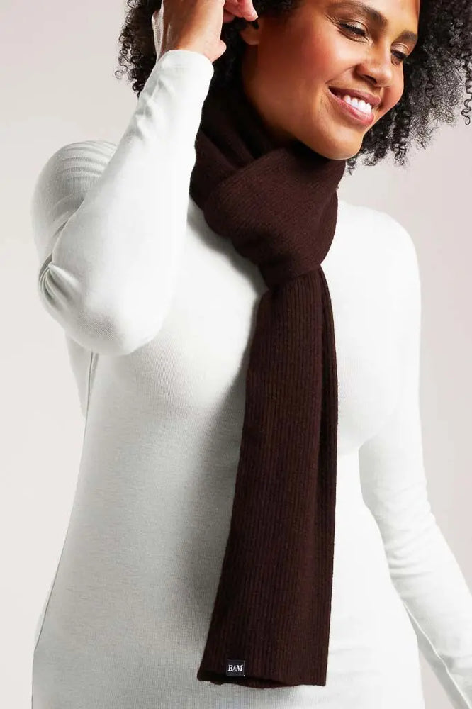 Mortimere Merino Bamboo Scarf BAM Clothing