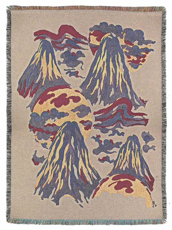 Mount Lucio Blanket Print~Sisters