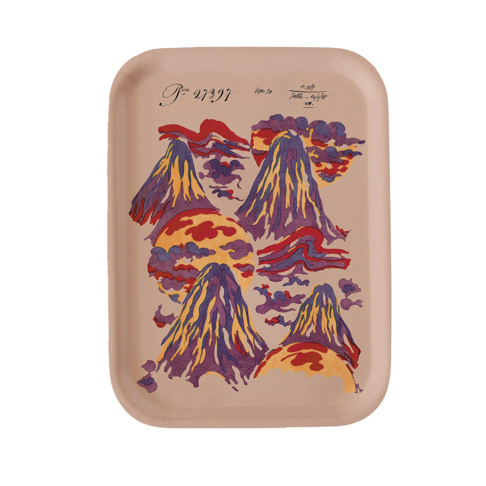 Mount Lucio Wooden Tray Print~Sisters