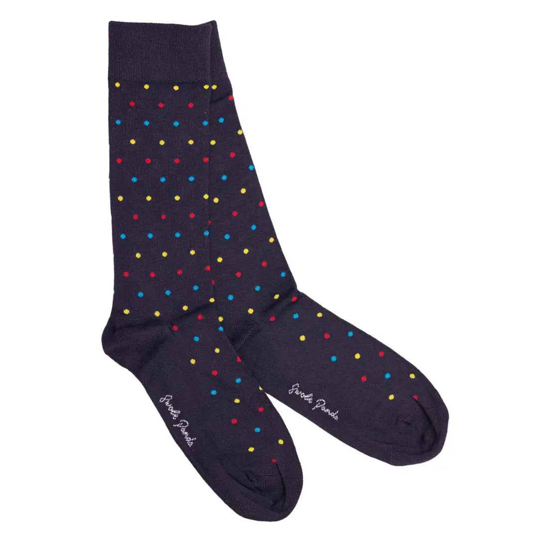 Multi Spotted Bamboo Socks Swole Panda