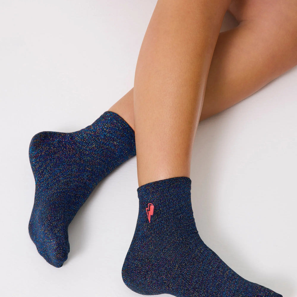 Multicolour Lurex Socks Scamp & Dude