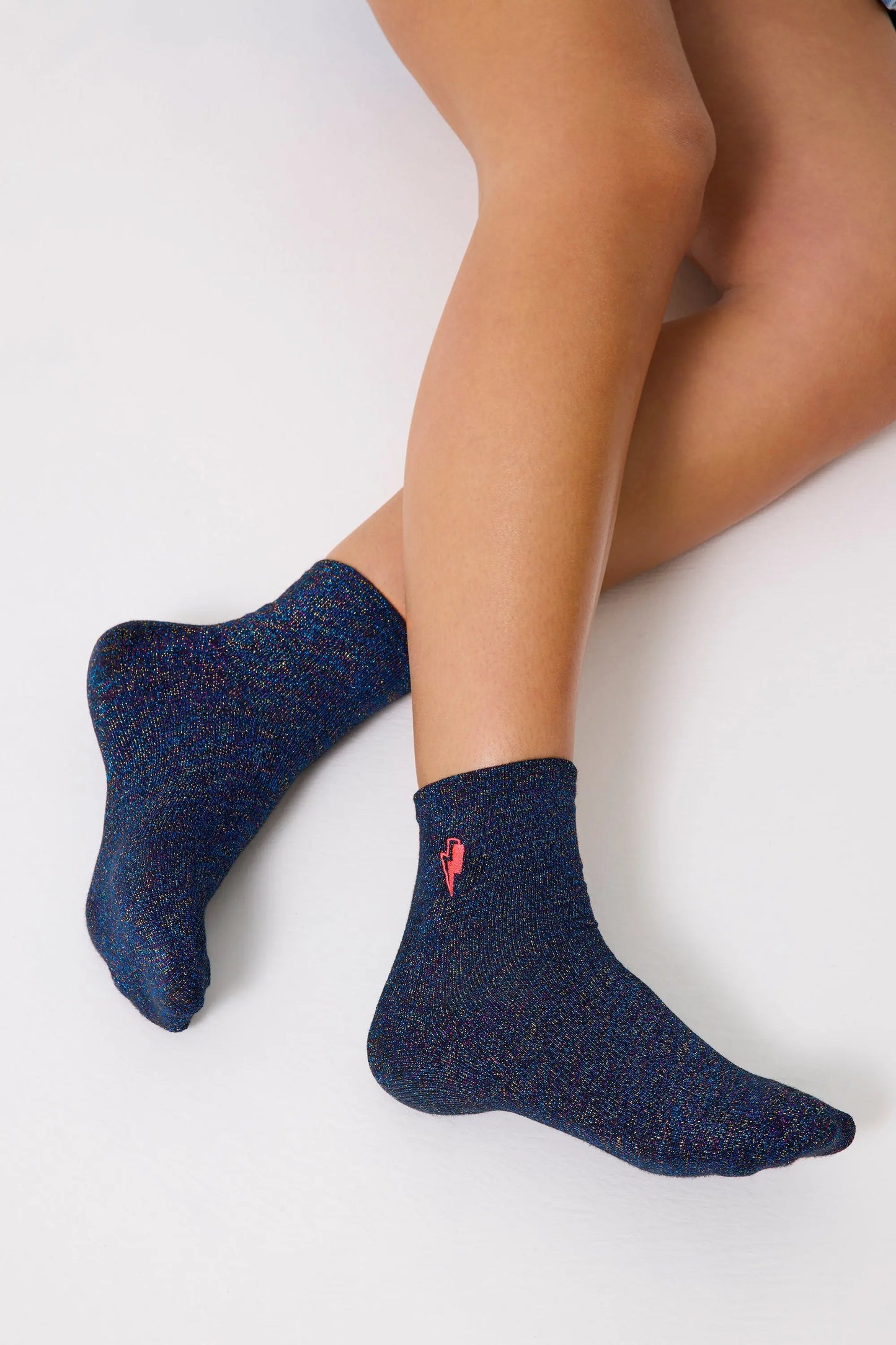 Multicolour Lurex Socks Scamp & Dude