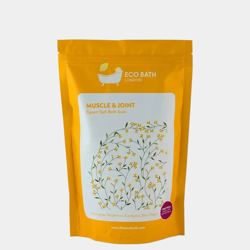 Muscle and Joint Epsom Salt Bath Soak - Pouch | 500g & 1000g Eco Bath London