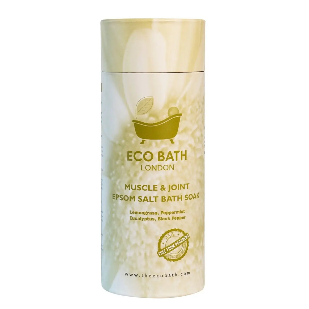 Muscle and Joint Epsom Salt Bath Soak - Tube Eco Bath London