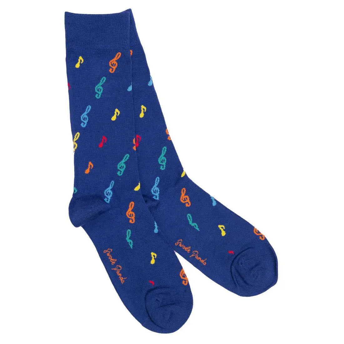 Musical Note Bamboo Socks Swole Panda