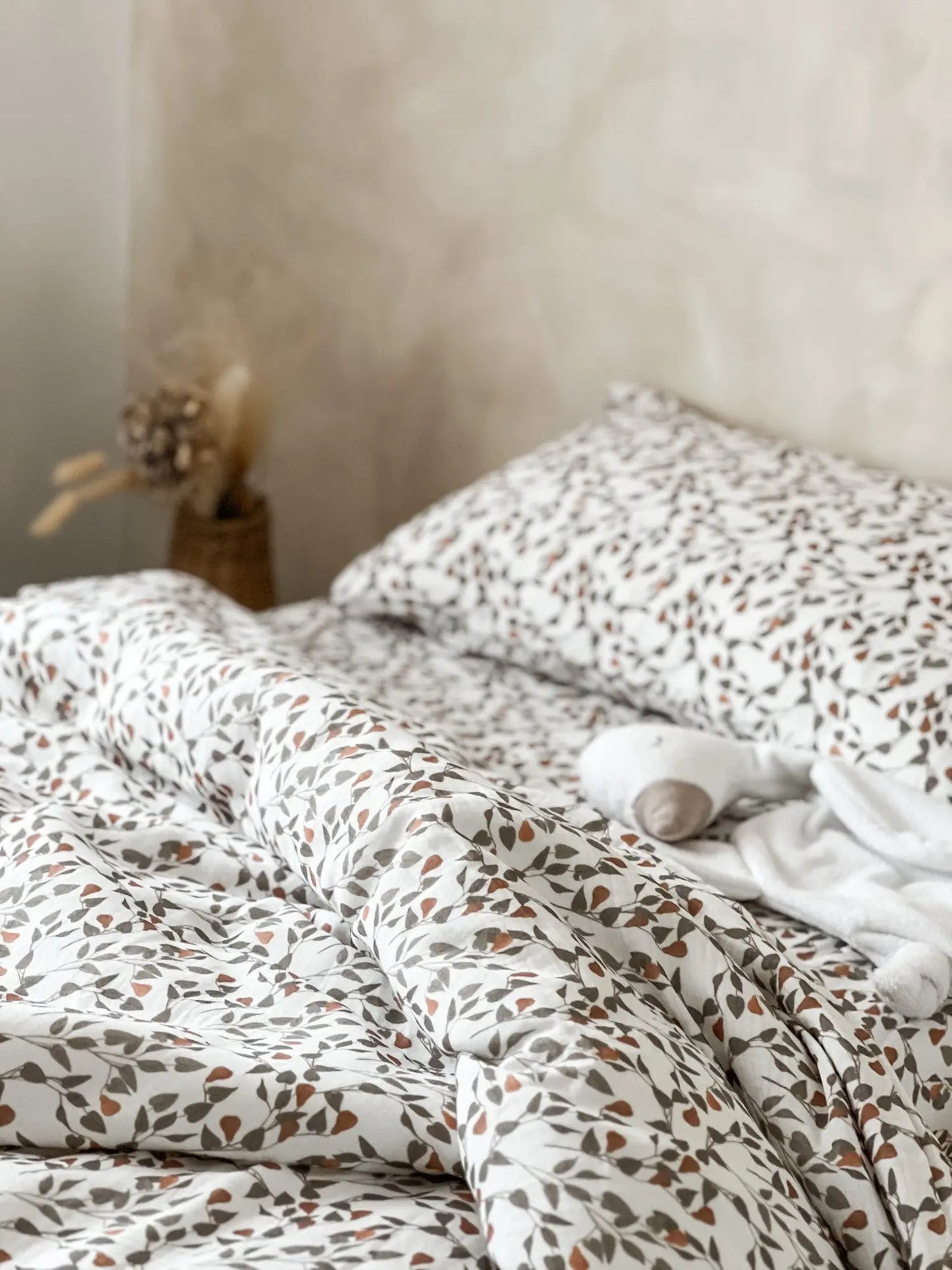 Muslin Cotbed Duvet Set - Forest Pears Norishor