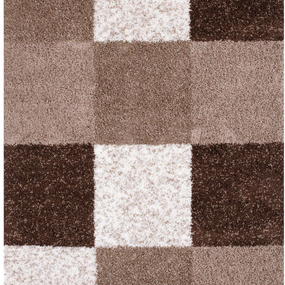 Myshaggy Geometric Brown Rug The Rugs