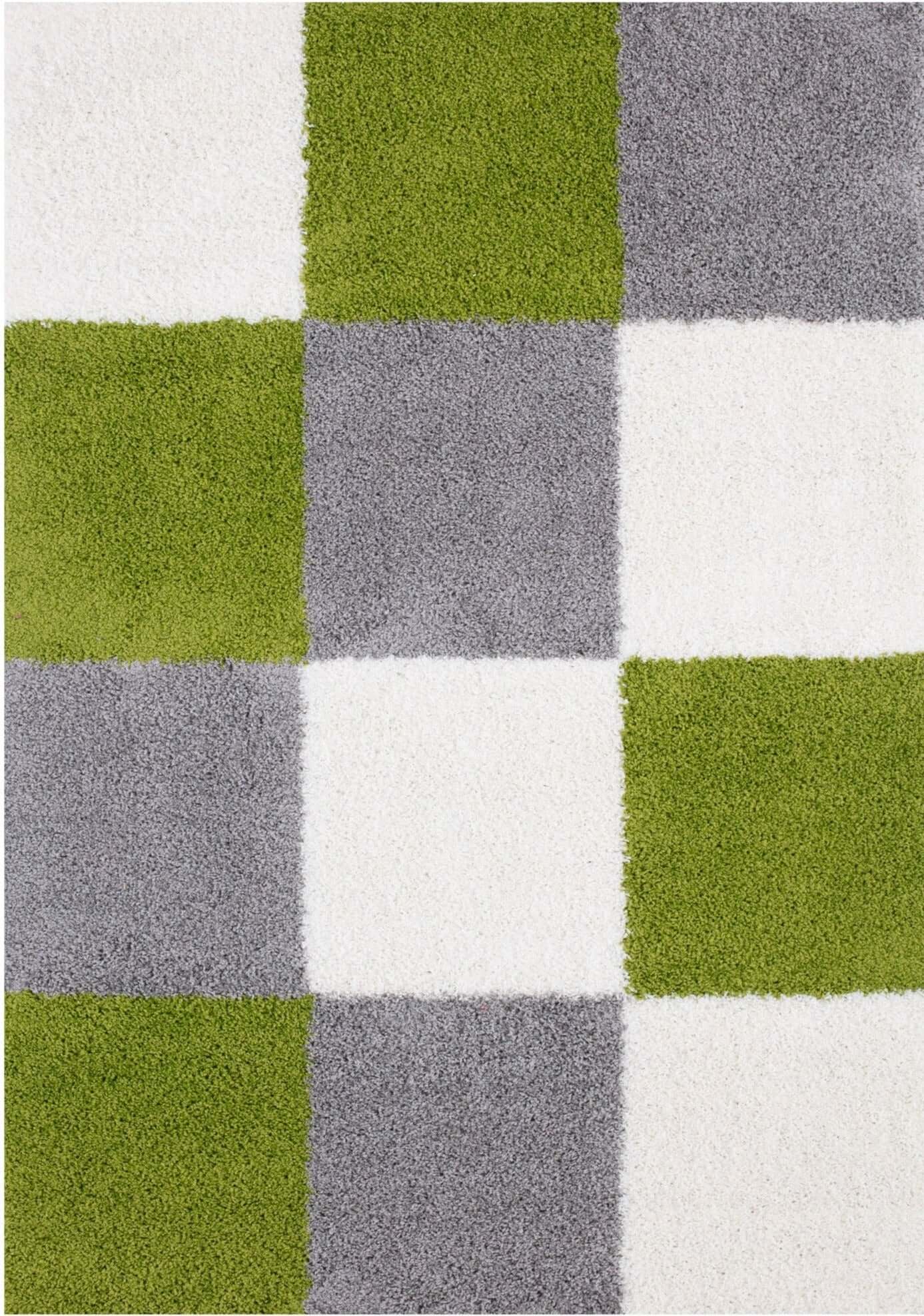 Myshaggy Geometric Green Rug The Rugs
