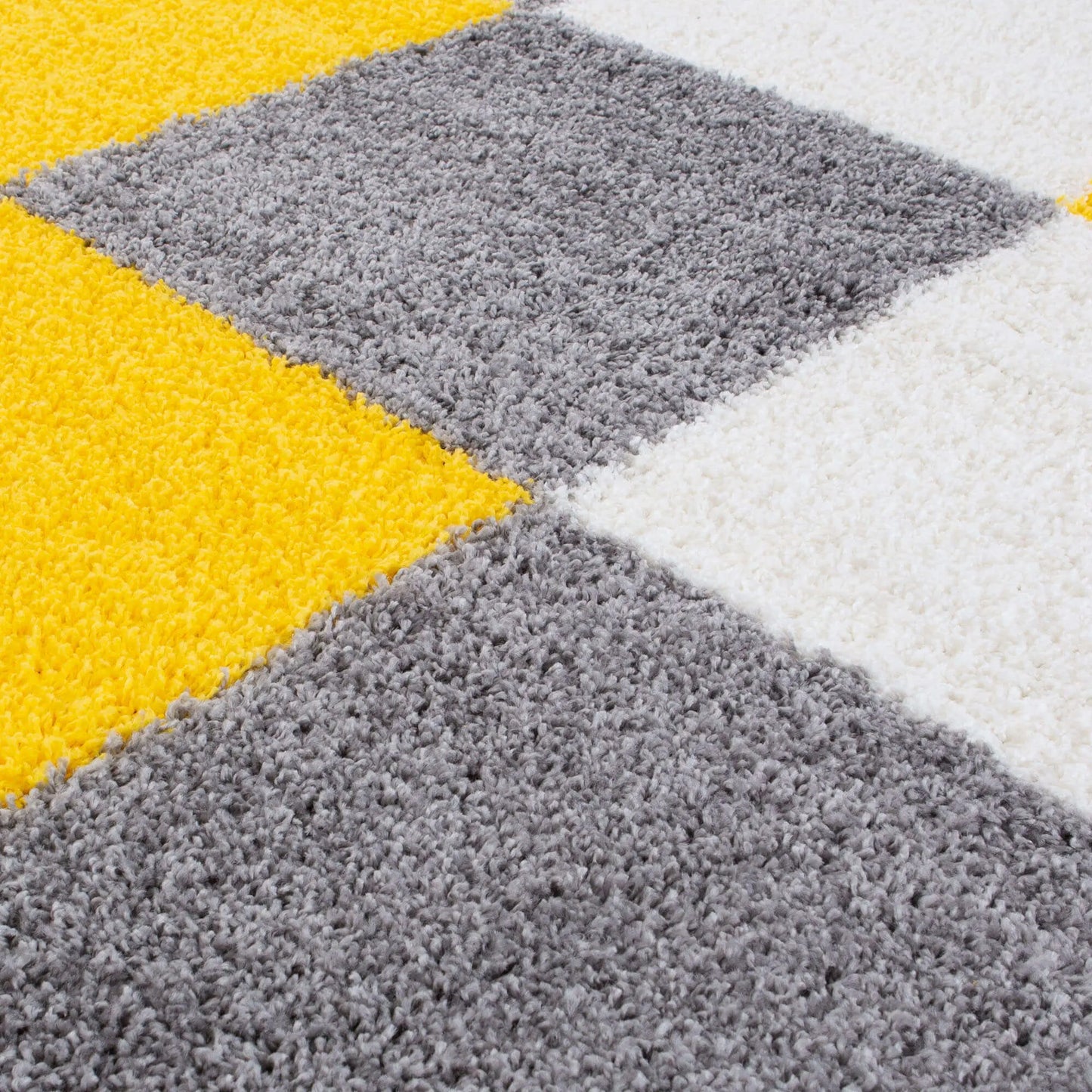 Myshaggy Geometric Yellow Rug The Rugs