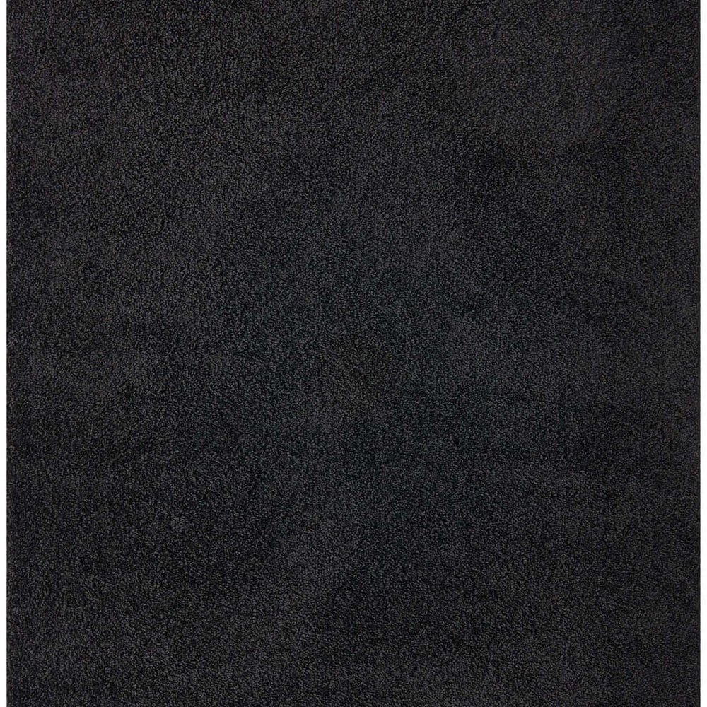 Myshaggy Solid Black Rug The Rugs