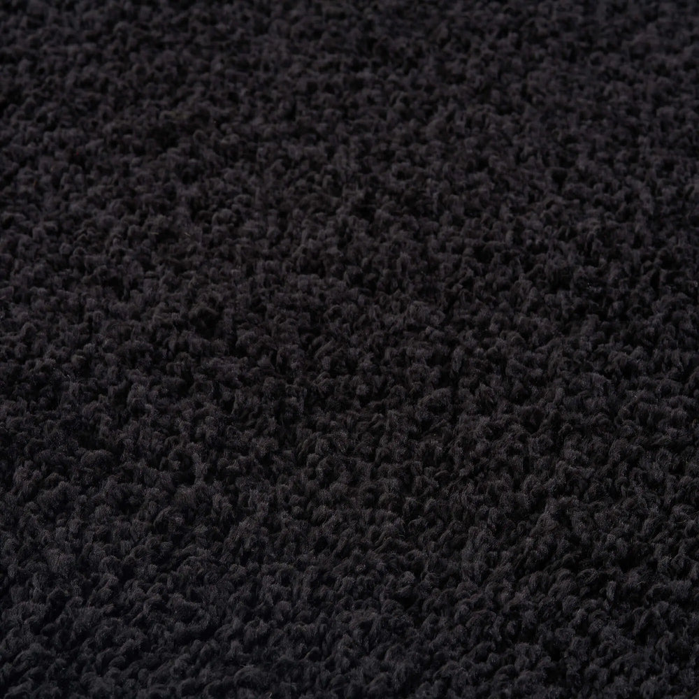 Myshaggy Solid Black Rug The Rugs