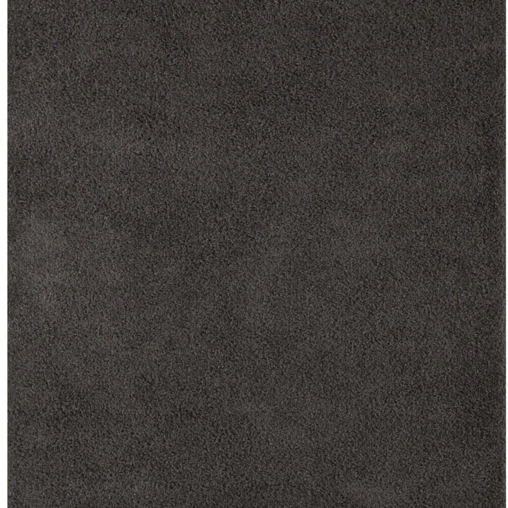 Myshaggy Solid Dark Grey Rug The Rugs