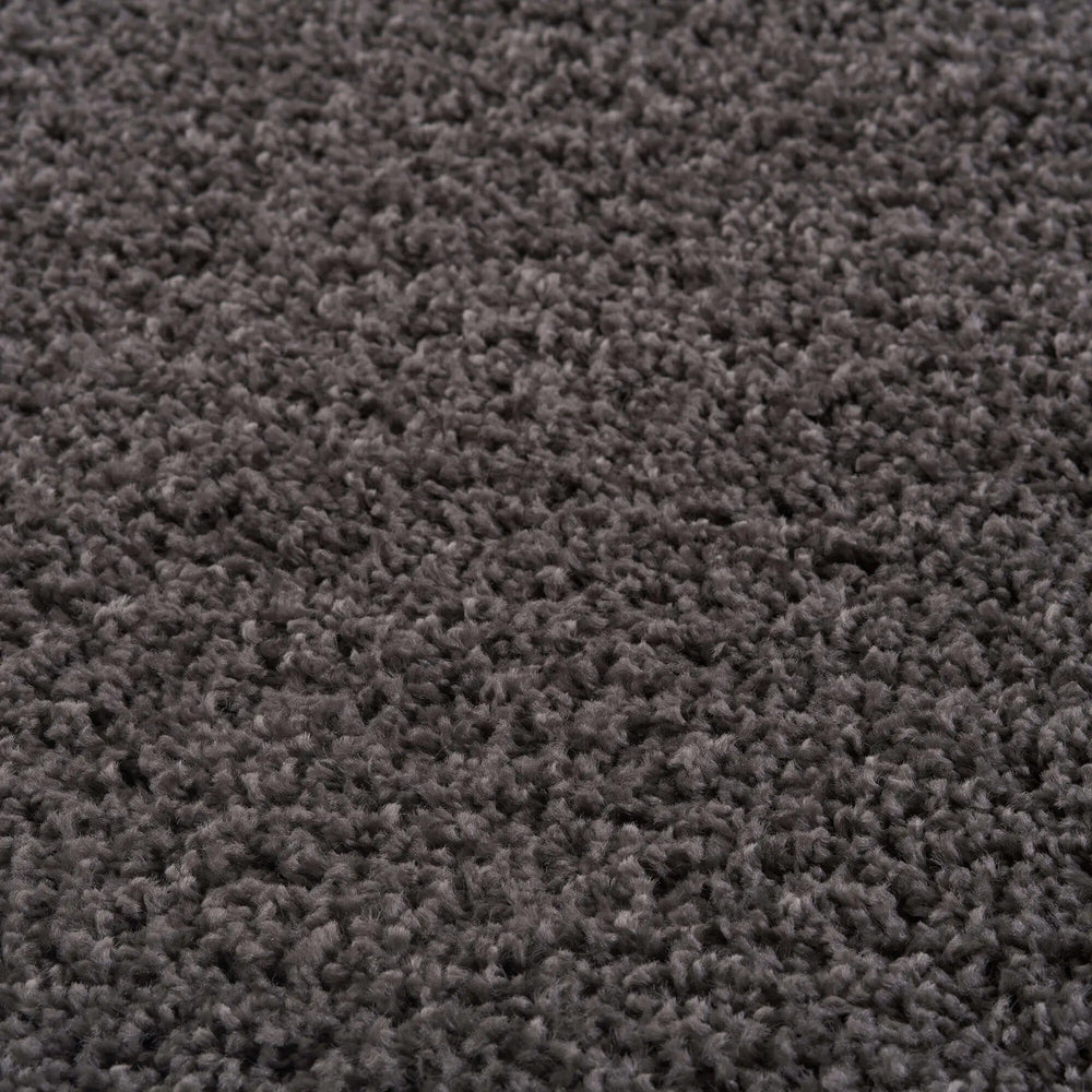Myshaggy Solid Dark Grey Rug The Rugs