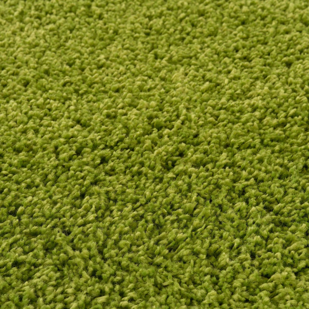 Myshaggy Solid Green Rug The Rugs