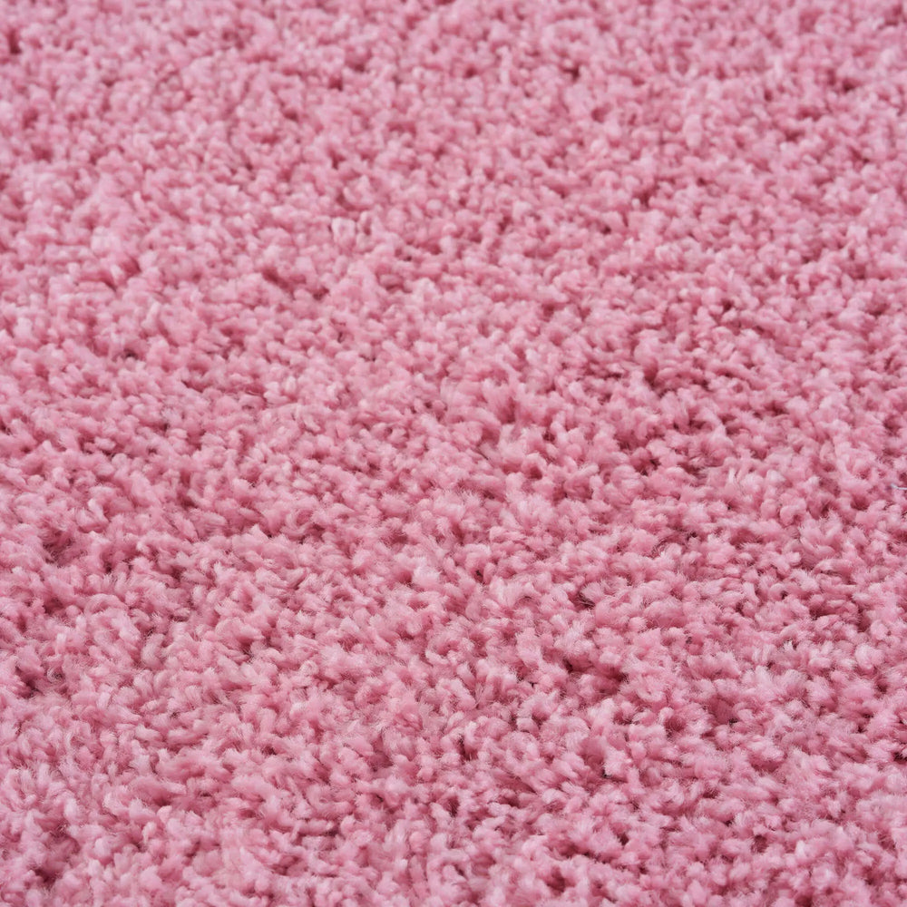 Myshaggy Solid Pink Rug The Rugs