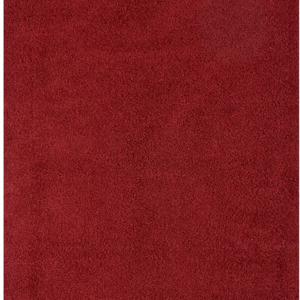 Myshaggy Solid Red Rug The Rugs