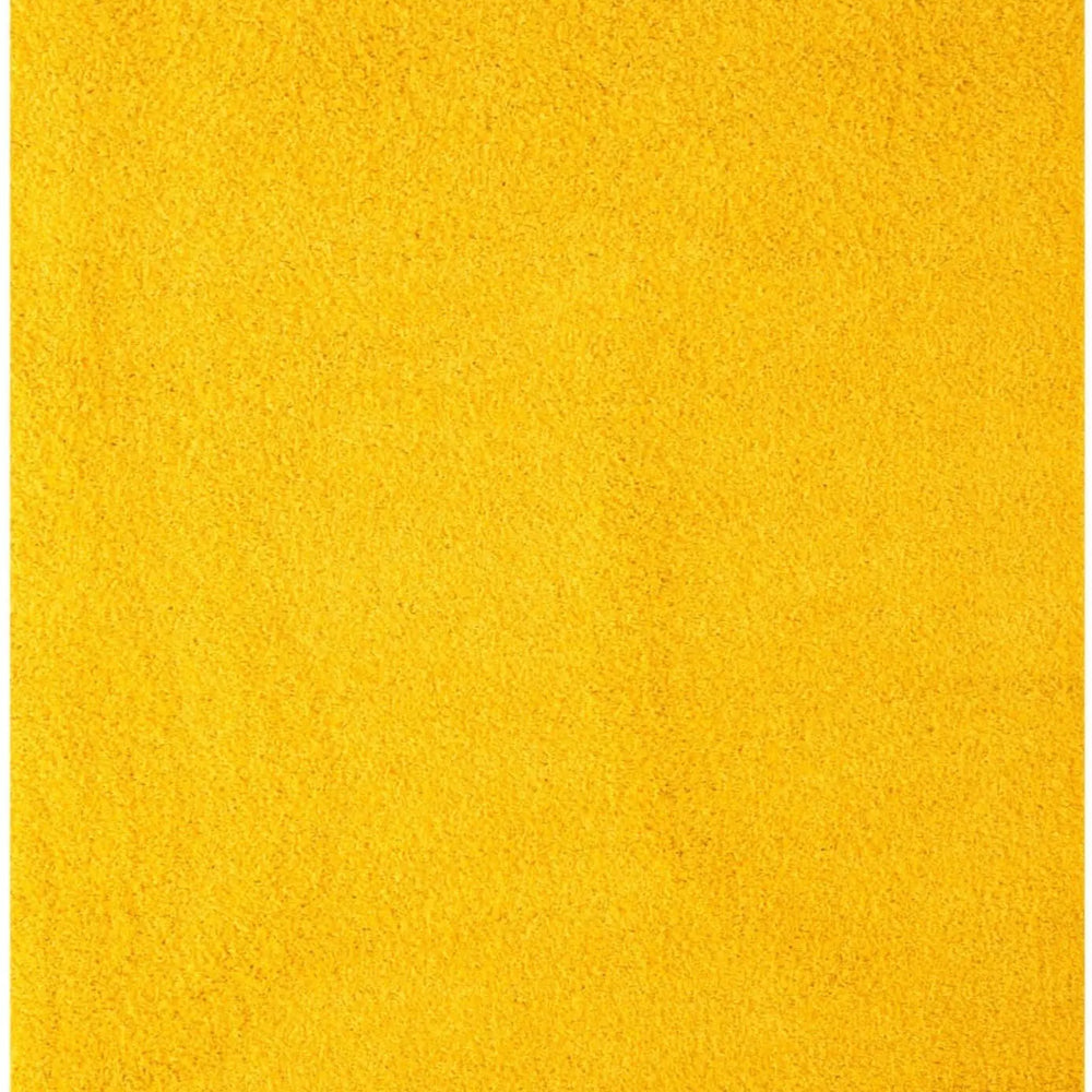 Myshaggy Solid Yellow Rug The Rugs