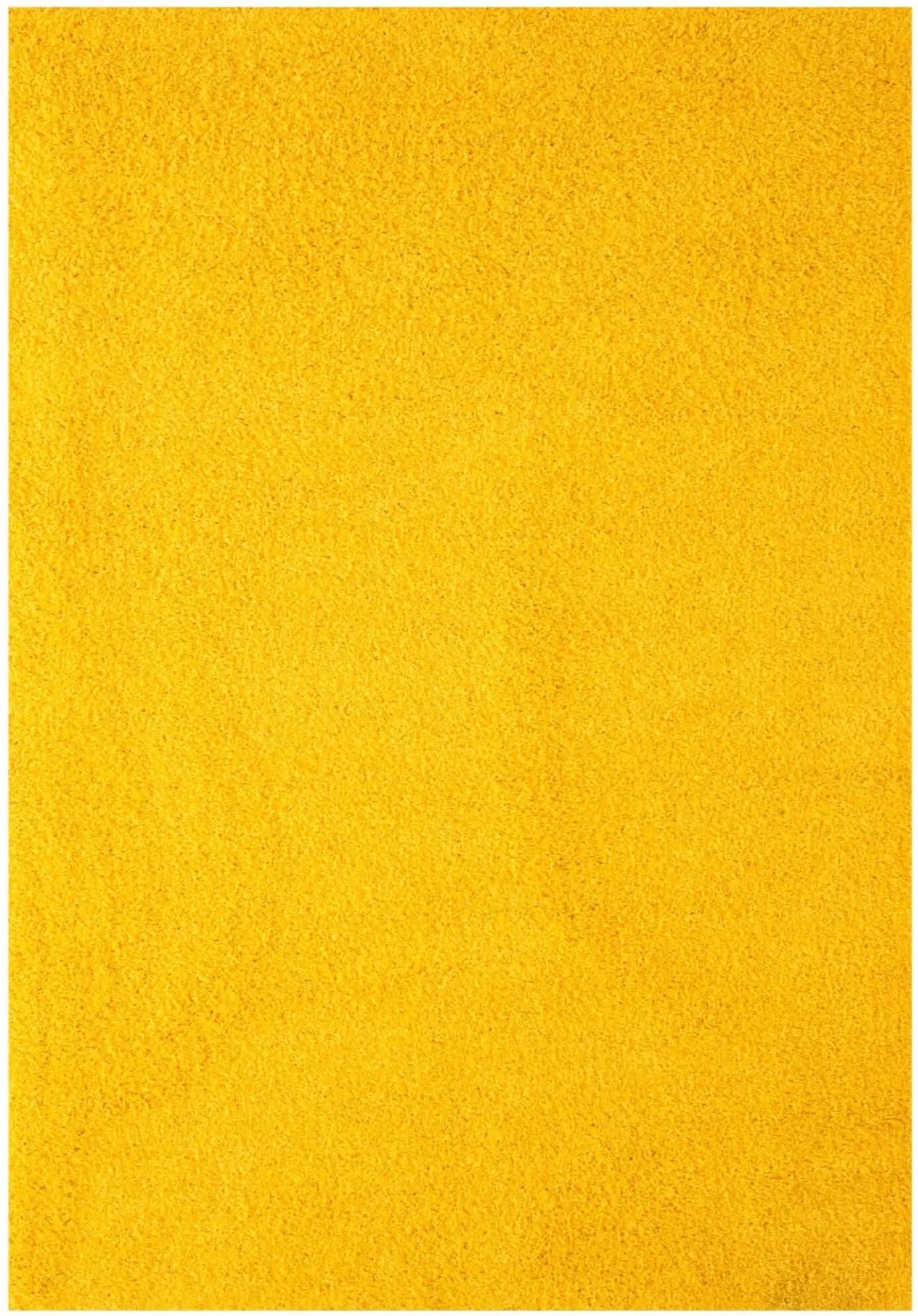 Myshaggy Solid Yellow Rug The Rugs
