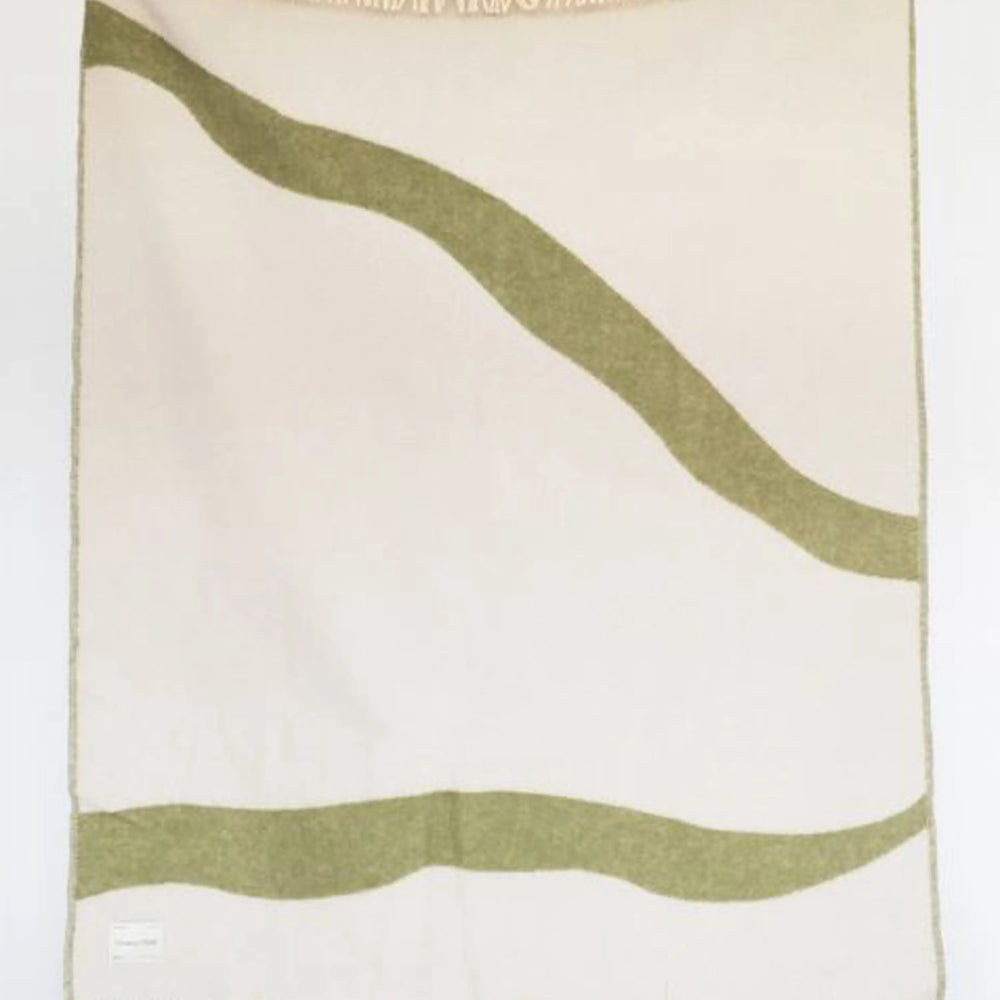 NATURE Green Blanket Forestry Wool