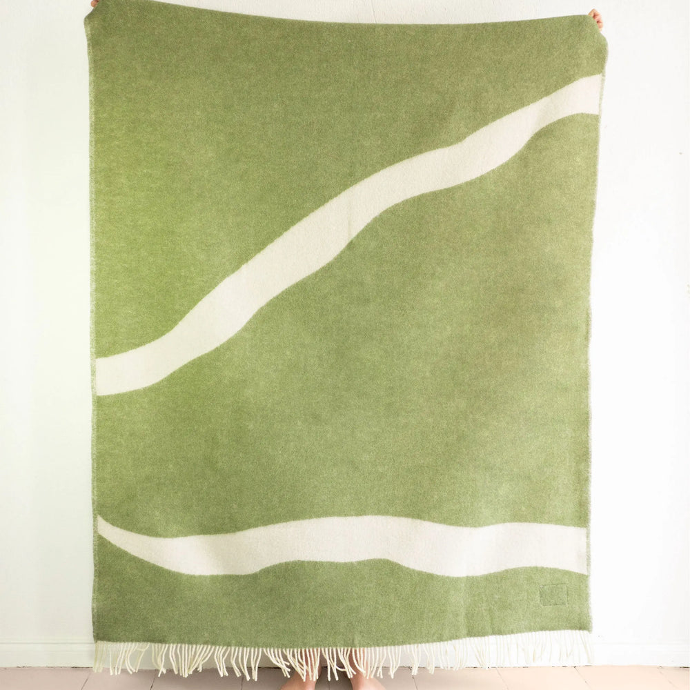 NATURE Green Blanket Forestry Wool