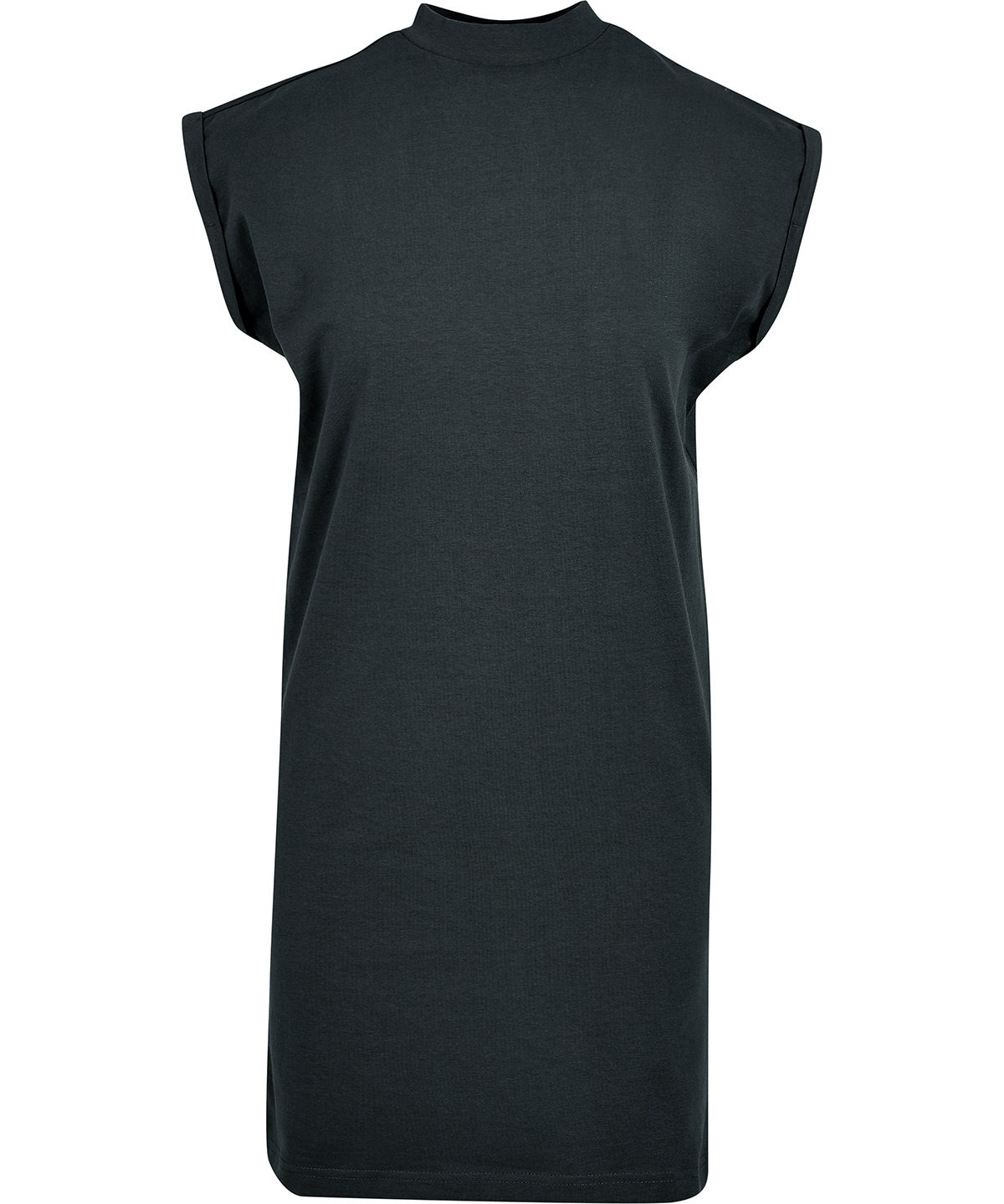 Organic Extended Shoulder T-shirt Dress: Womens Earth Wardrobe