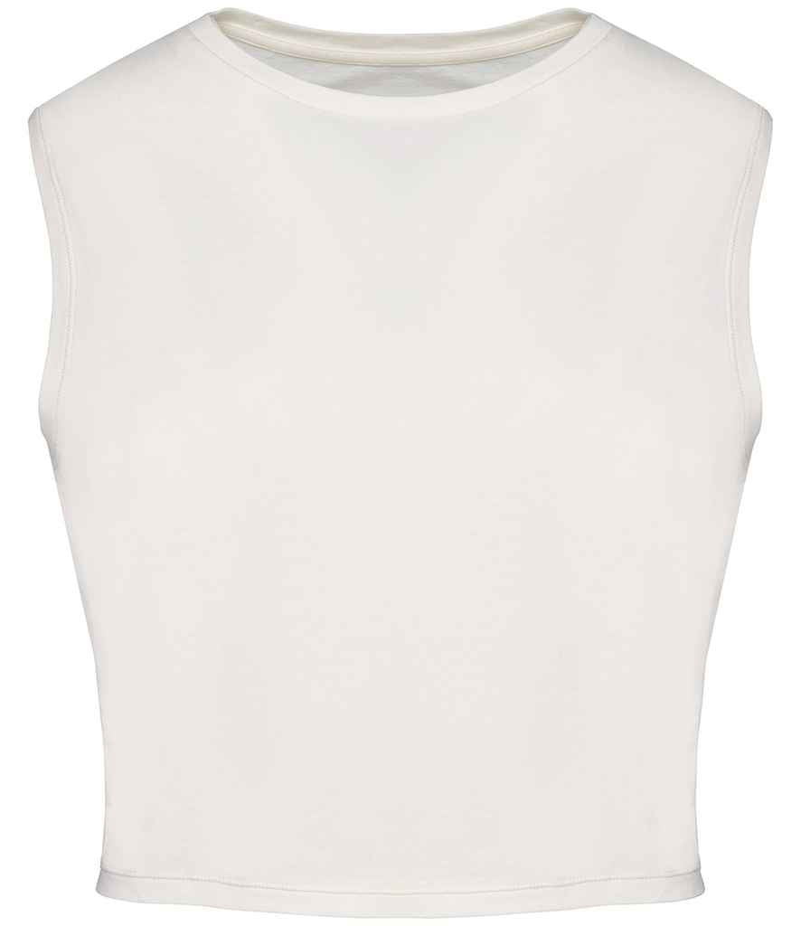 Organic Faded Cropped Tank Top: Womens Earth Wardrobe