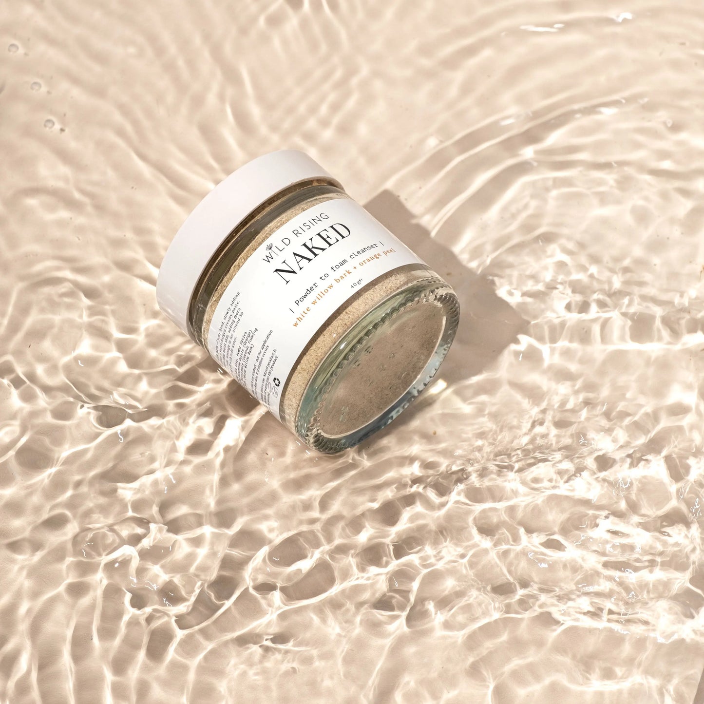 Naked - Powder to Foam Cleanser Wild Rising Skincare