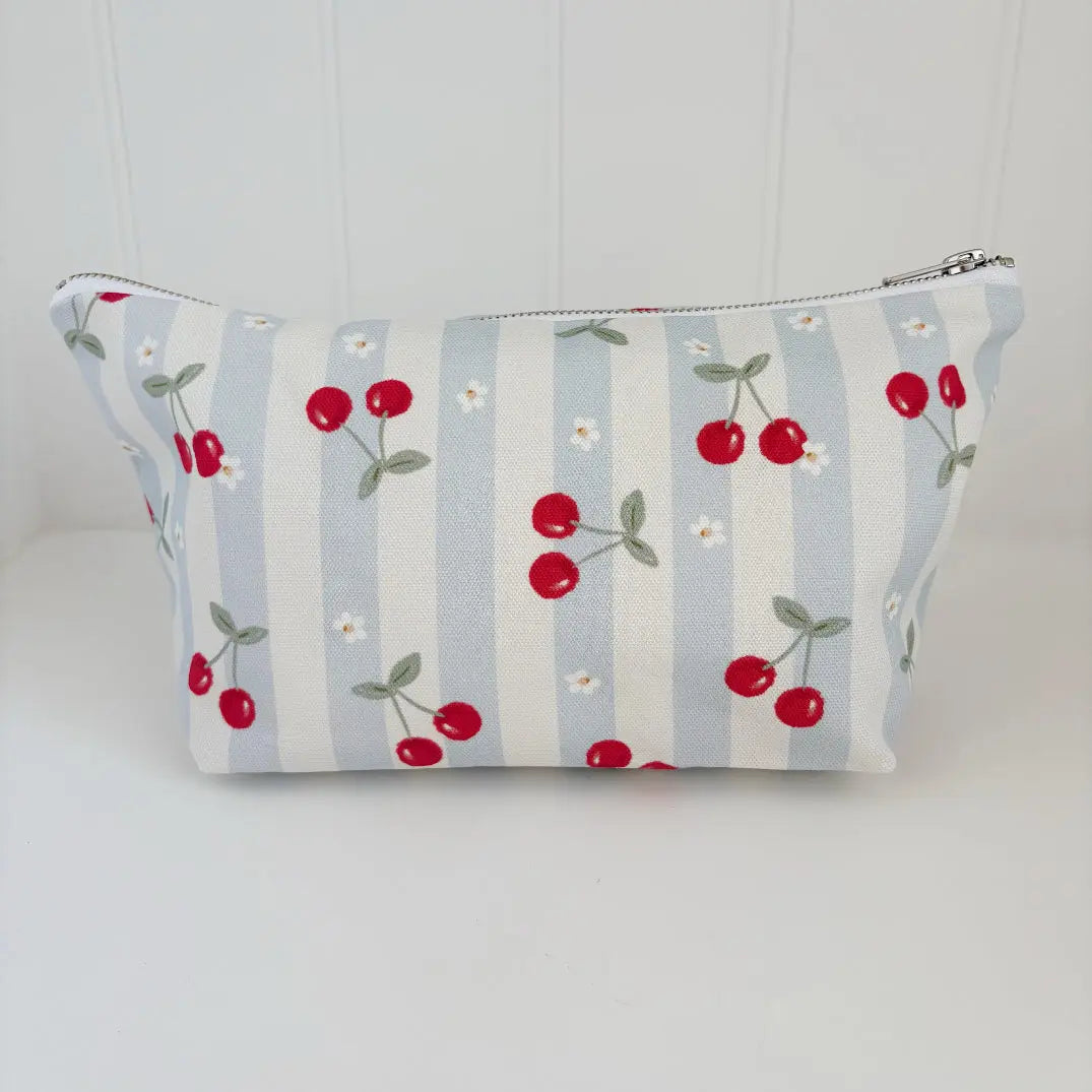 Nappy Wallet - Cherry Stripe Bobbin and Bumble