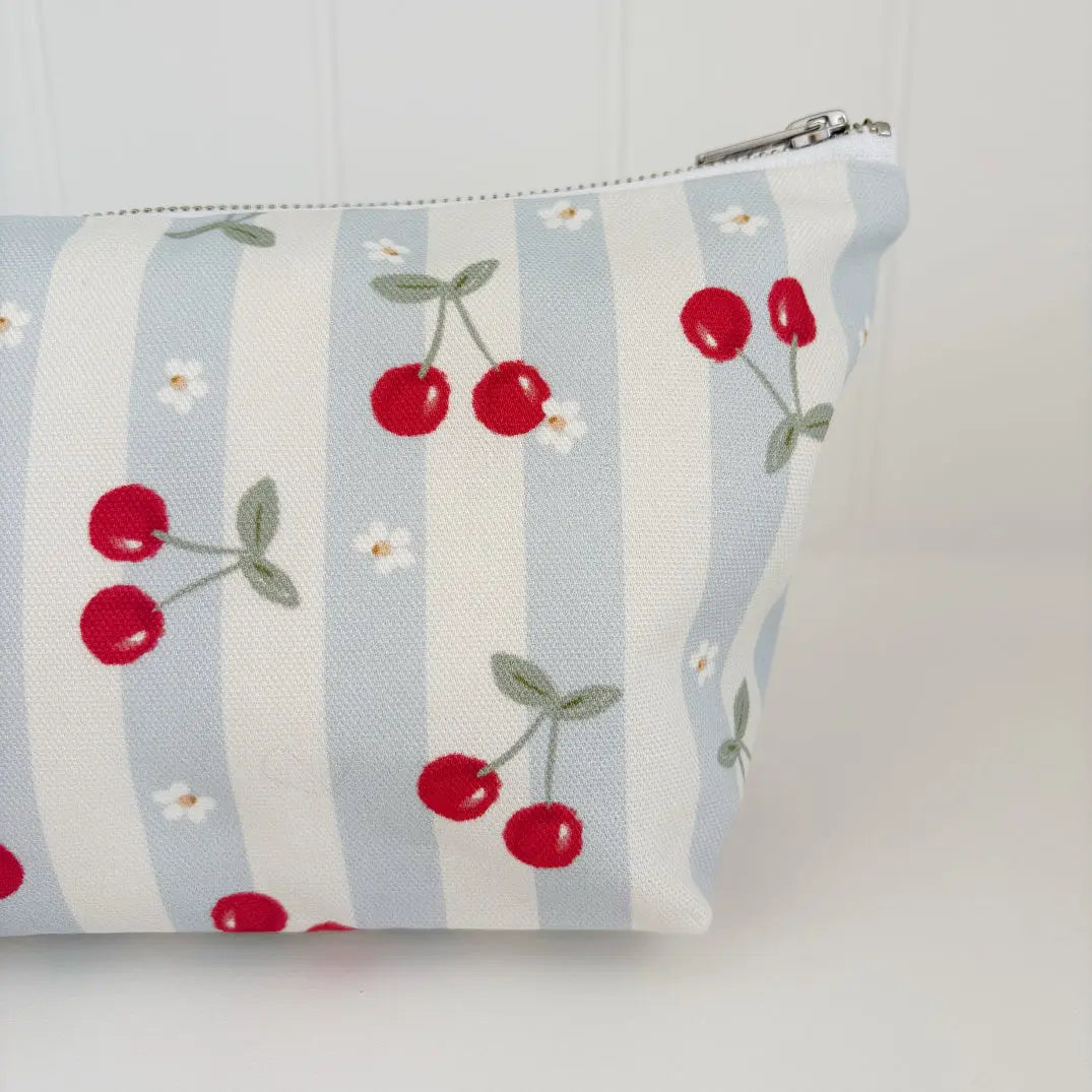 Nappy Wallet - Cherry Stripe Bobbin and Bumble