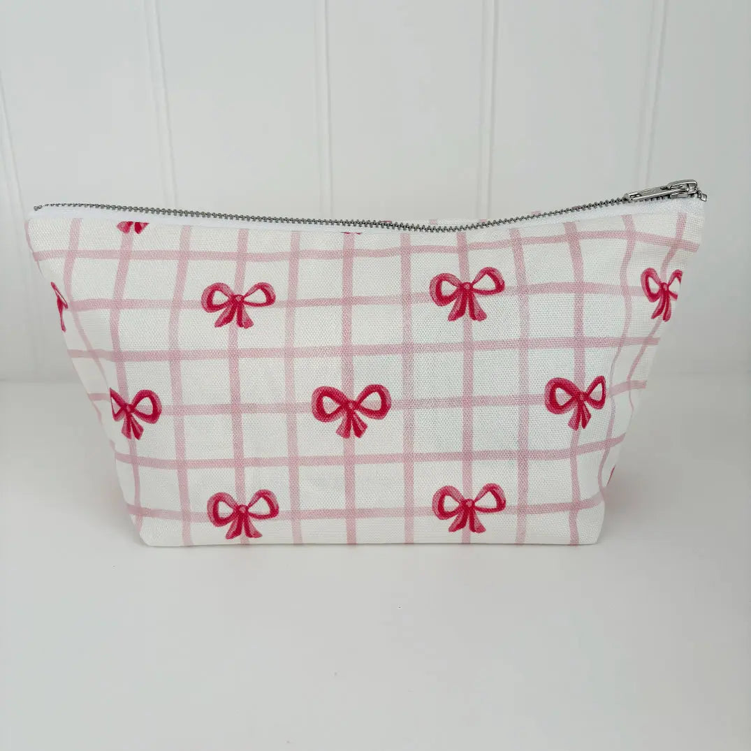 Nappy Wallet - Pink Bows Bobbin and Bumble