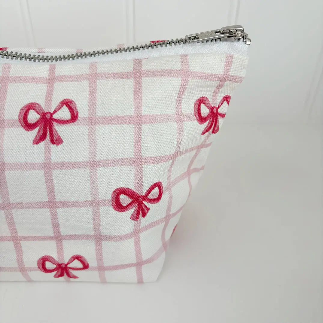 Nappy Wallet - Pink Bows Bobbin and Bumble