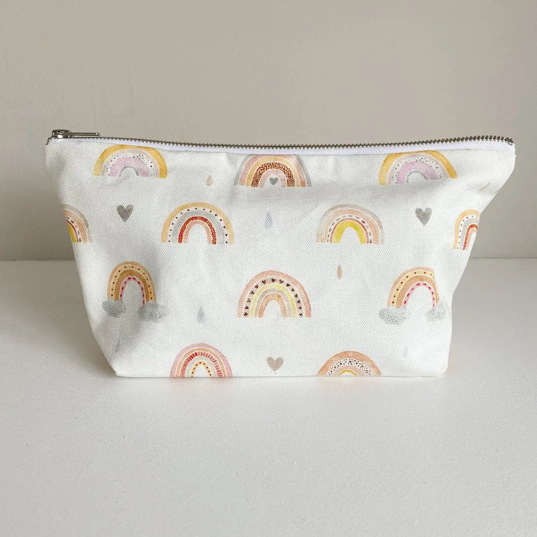 Nappy and wipes pouch - Beau Rainbow Print Bobbin and Bumble