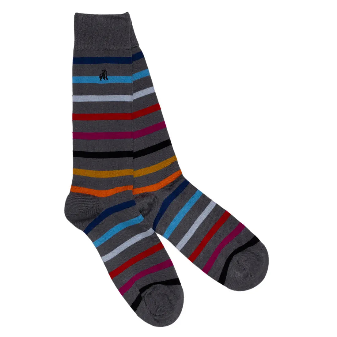 Narrow Stripe Sock Bundle - Four Pairs Swole Panda