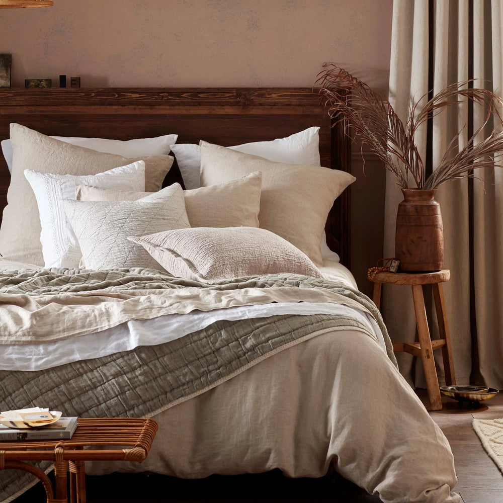 Natural 100% Linen Flat Sheet The Secret Linen Store